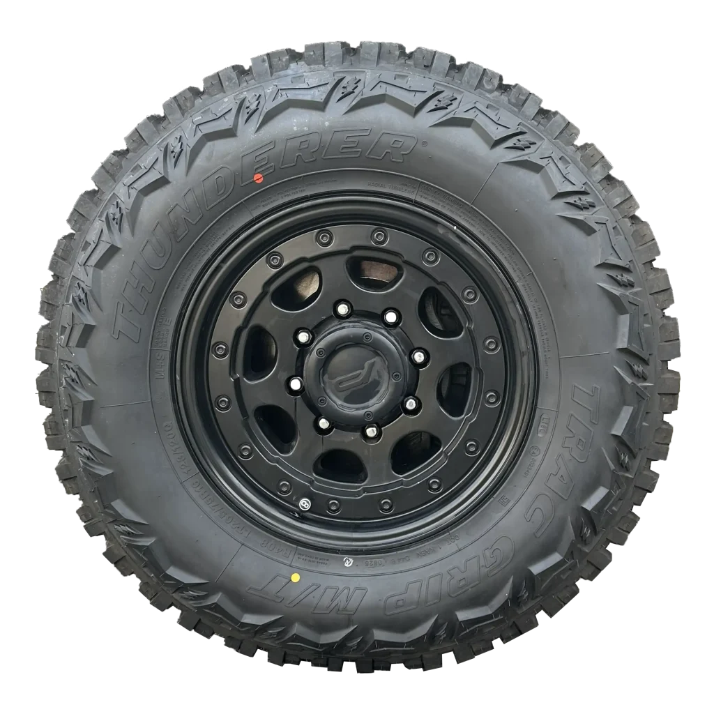 Clean new tire and wheel from Alex's Tire Depot in Chesterfield